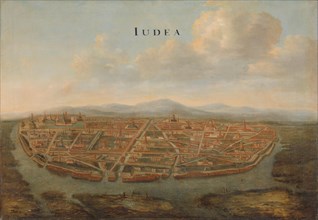 View of Judea (Ayutthaya), ca 1662-1665. Creator: Vingboons (Vinckboons), Johannes (1616/17-1670).