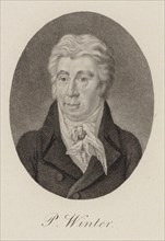 Portrait of the Composer Peter von Winter (1754-1825) , ca 1825. Creator: Anonymous.