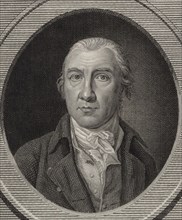 Portrait of the conductor and composer Karl Friedrich Zelter (1758-1832), c. 1810. Creator: Bardou, Paul Joseph (1745-1814).