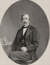 Portrait of the violinist and composer Delphin Alard (1815-1888) , 1870. Creator: Anonymous.