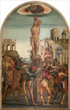 The Martyrdom of Saint Sebastian, ca 1498. Creator: Signorelli, Luca (ca 1441-1523).