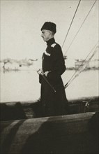 Baron Pyotr Nikolayevich Wrangel on the Yacht Lucullus. Lemnos, 1921. Creator: Anonymous.