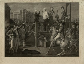 The Execution of Louis XVI in the Place de la Revolution on 21 January 1793, ca 1794. Creator: Vérité, Jean-Baptiste (1756-1837).