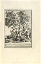 La mort et le bûcheron (The Death and the Woodcutter), 1755. Creator: Oudry, Jean-Baptiste (1686-1755).