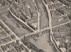 Pont Neuf. Plan de Paris, dit Turgot, 1739. Creator: Anonymous.