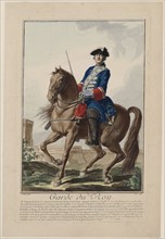 Garde du roi (King's Bodyguard), 1756. Creator: De Fehrt, Antoine Jean (1723-1774).