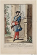 Garde de la porte, 1756. Creator: De Fehrt, Antoine Jean (1723-1774).