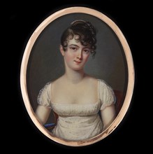 Portrait of Madame Récamier, née Julie Bernard (1777-1849), ca 1805. Creator: Fontallard, Jean-François-Gérard (1777- 1858).