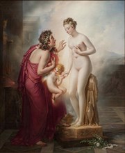 Pygmalion and Galatea, before 1819. Creator: Girodet de Roucy Trioson, Anne Louis (1767-1824).