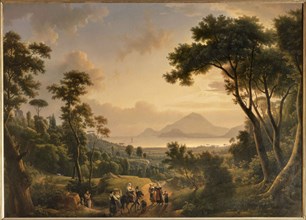 View of the coast of Posillipo (Kingdom of Naples). Creator: Dunouy, Alexandre-Hyacinthe (1757-1841).