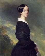 Portrait of Princess Francisca of Brazil (1824-1898) , 1844. Creator: Winterhalter, Franz Xavier (1805-1873).