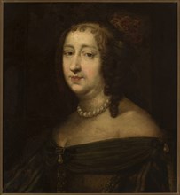 Portrait of Marie Louise Gonzaga (1611-1667), Queen of Poland, Mid of 17th cen.. Creator: Anonymous.