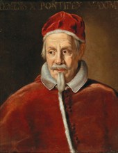 Portrait of the Pope Clement X (1590-1676), Early 1670s. Creator: Ferri, Ciro (1634-1689).