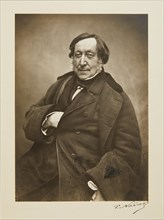 Portrait of Gioachino Rossini (1792-1868), 1856. Creator: Nadar, Gaspard-Félix (1820-1910).