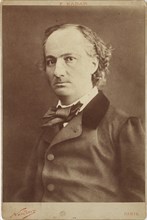 Portrait of Charles Baudelaire (1821-1867), ca 1855. Creator: Nadar, Gaspard-Félix (1820-1910).