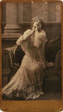 Portrait of Sarah Bernhardt (1844-1923), 1906. Creator: Photo studio W. & D. Downey, London  .