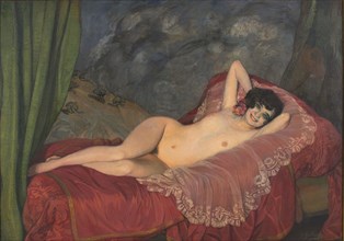 Red Nude, 1922. Creator: Zuloaga y Zabaleto, Ignacio (1870-1945).