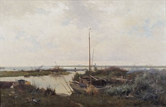 River landscape, 1882. Creator: Tholen, Willem Bastiaan (1860-1931).