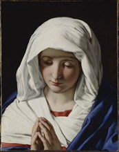The Virgin in Prayer, 1640s. Creator: Sassoferrato (1609-1685).