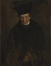 Portrait of Ignaz von Döllinger (1799-1890) , 1883. Creator: Lenbach, Franz, von (1836-1904).