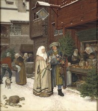 The Christmas Fair , 1872. Creator: Rosen, Georg von (1843-1923).