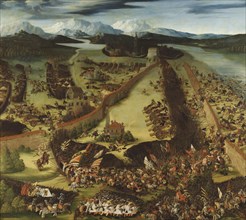 The Battle of Pavia, 1529. Creator: Heller, Rupert (active ca. 1530).