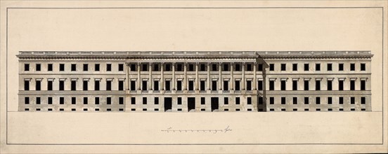 The Catherine Palace (Golovin Palace) in Moscow. Creator: Quarenghi, Giacomo Antonio Domenico (1744-1817).