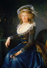 Portrait of Maria Theresa of Naples and Sicily (1772-1807), c. 1790. Creator: Vigée Le Brun, Louise Élisabeth (1755-1842).