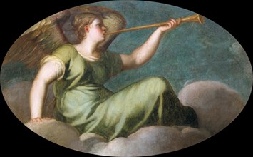 Angelo della fama (Angel of Fame). Creator: Padovanino (1588-1649).