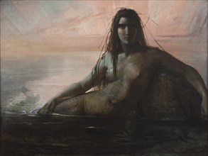 Mermaid, 1847. Creator: Jerichau-Baumann, Elisabeth (1819-1881).