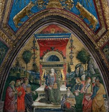The Arithmetic, 1492-1494. Creator: Pinturicchio, Bernardino (1454-1513).