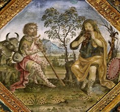 Mercury, Argus and Io, 1492-1494. Creator: Pinturicchio, Bernardino (1454-1513).