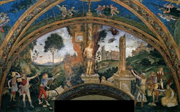 The Martyrdom of Saint Sebastian, 1492-1495. Creator: Pinturicchio, Bernardino (1454-1513).