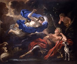 Diana and Endymion, ca 1675-1680. Creator: Giordano, Luca (1632-1705).