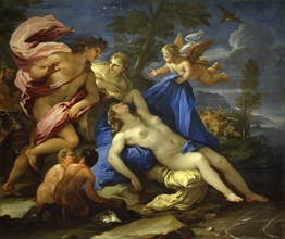 Ariadne Abandoned by Theseus on Naxos, ca 1675-1680. Creator: Giordano, Luca (1632-1705).