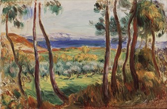 Pins aux environs de Cagnes, c. 1910. Creator: Renoir, Pierre Auguste (1841-1919).