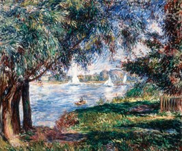 Bougival, 1888. Creator: Renoir, Pierre Auguste (1841-1919).