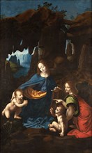 Vergine delle Rocce del Borghetto, ca 1518-1520. Creator: Melzi, Francesco (1493-ca. 1570).