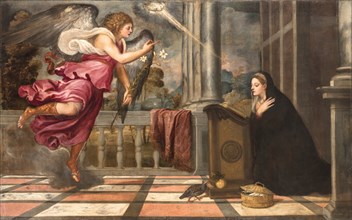 The Annunciation, ca 1538-1539. Creator: Titian (1488-1576).