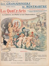 Cabaret des Quat'z'Arts, 1906. Creator: Willette, Adolphe (1857-1926).
