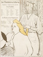 Le Coiffeur - Programme de Théâtre Libre, 1893. Creator: Toulouse-Lautrec, Henri, de (1864-1901).