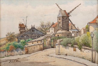 Le Moulin de la Galette, c. 1895. Creator: Lefèvre, Edouard (1842-1923).
