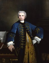 Portrait of the singer Farinelli (Carlo Broschi) (1705-1782), 1734. Creator: Nazari, Bartolomeo (1693-1758).