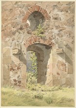Ruin of the Monastery of the Holy Cross, Meissen, 1824. Creator: Friedrich, Caspar David (1774-1840).