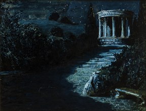 Paesaggio Notturno (Night Landscape), 1908. Creator: Wolf Ferrari, Teodoro (1878-1945).