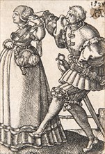 From the series "The Small Wedding Dancers" , 1538. Creator: Aldegrever, Heinrich (1502-1560).