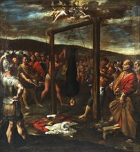 The Martyrdom of Saint Joseph the Presbyter, ca 1640-1645. Creator: Lanfranco, Giovanni (1582-1647).