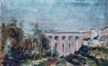Le Viaduc du Castelviel a Albi, 1880. Creator: Toulouse-Lautrec, Henri, de (1864-1901).