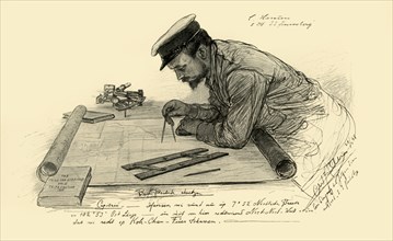 A Hansen, first officer on the 'Knivsberg', 1898.  Creator: Christian Wilhelm Allers.