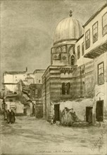 Mosque, Cairo, Egypt, 1898.  Creator: Christian Wilhelm Allers.